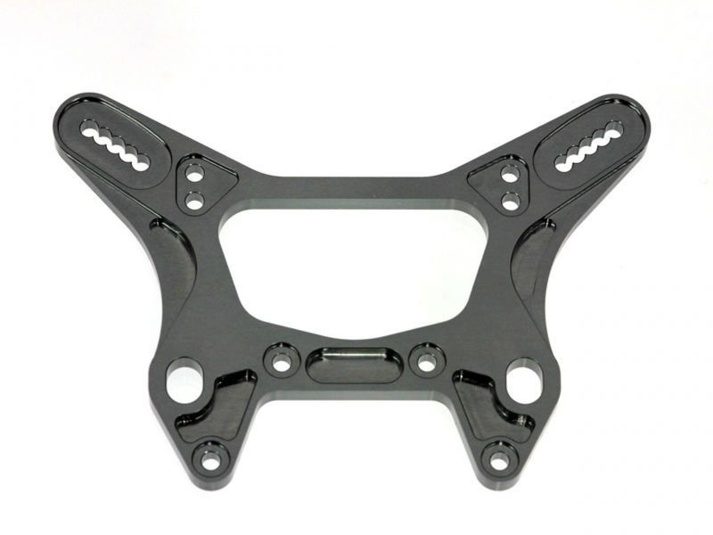 Dämpfer Befest.splatte VA Alu. MBX-6T Truggy