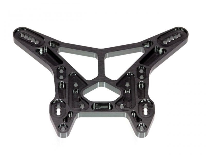 Dämpfer Befest.splatte HA Alu. MBX-6T Truggy