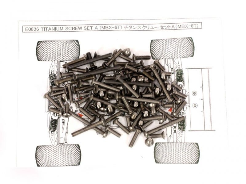 Schraubenset Titan oben MBX-6T Truggy