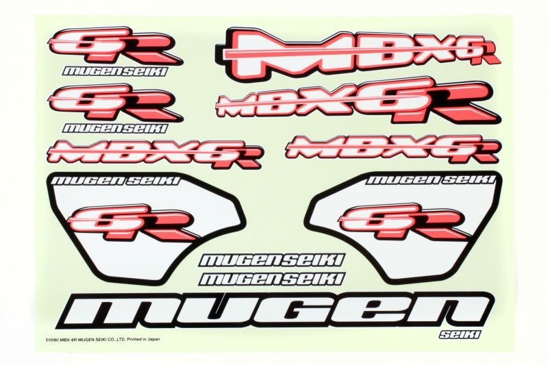 Mugen Seiki Logo Sticker MBX-6R