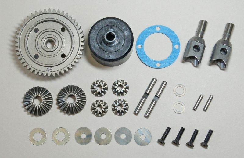 DIFFERENTIAL KOMPLETT MITTE 46T
