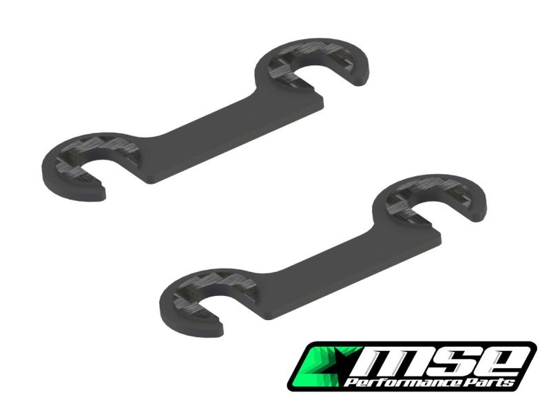Vordere Rollcenter-Scheiben, Carbon 1.0mm - MTC2 (2)