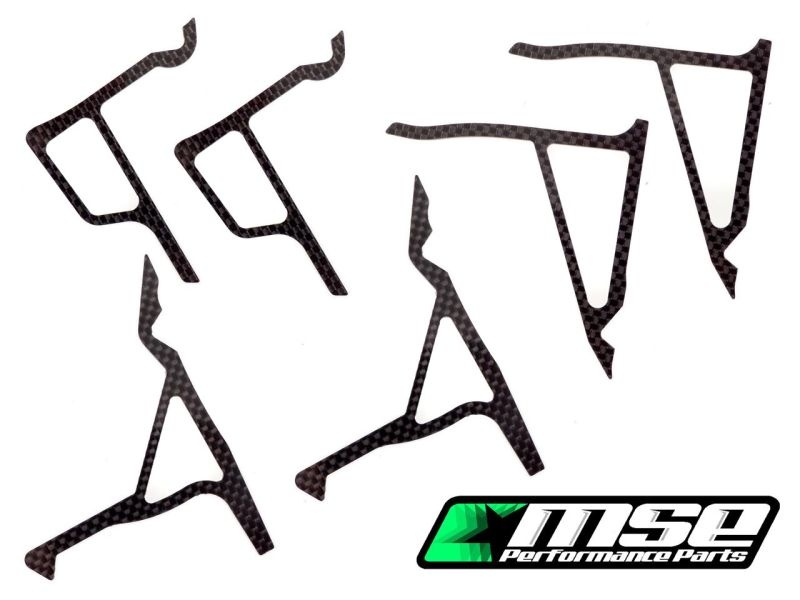 Body Stiffener (center, front, rear) 2.0mm Carbon/Fiber Mix