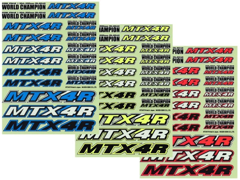 Dekorbogen MTX-4 R