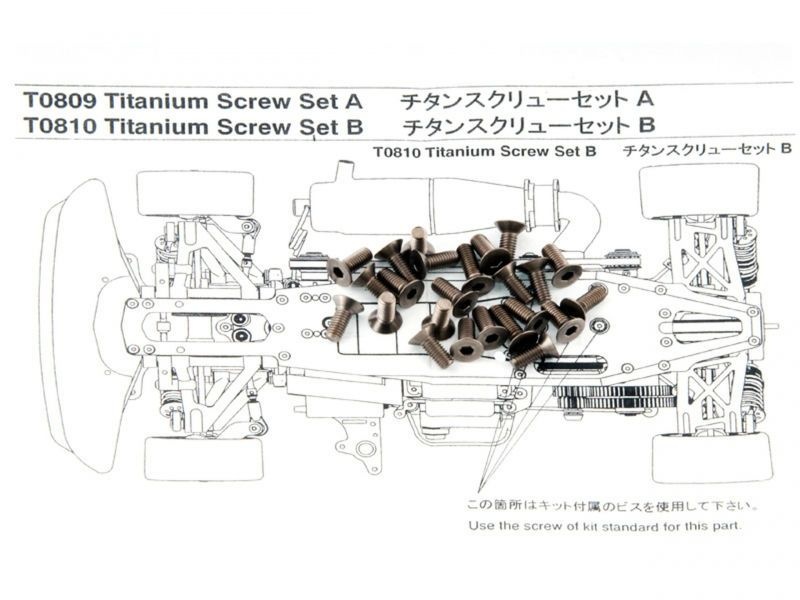 Schraubenset Titan unten MTX-4