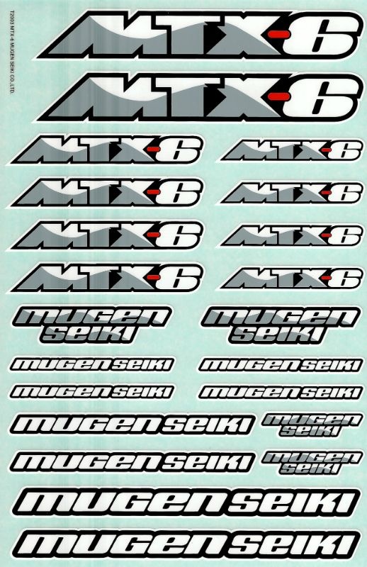 Dekorbogen MTX-6