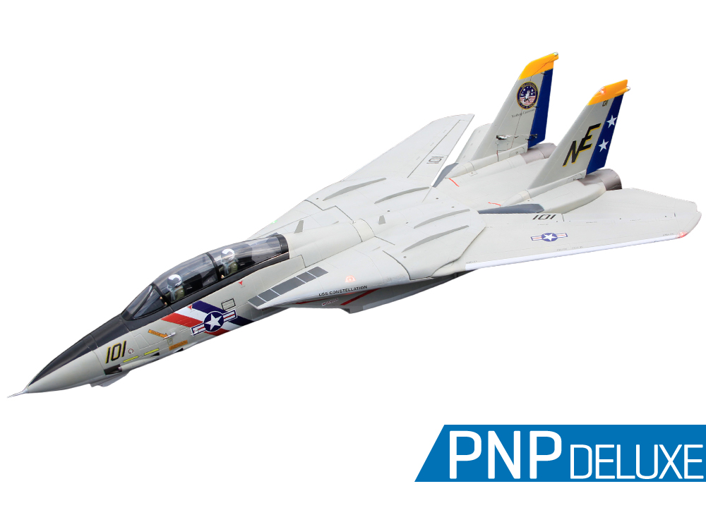 Freewing F-14 Tomcat 2*80mm PnP Upgrade Edition mit 12 Blatt Impeller und 3530-1750kv Motor