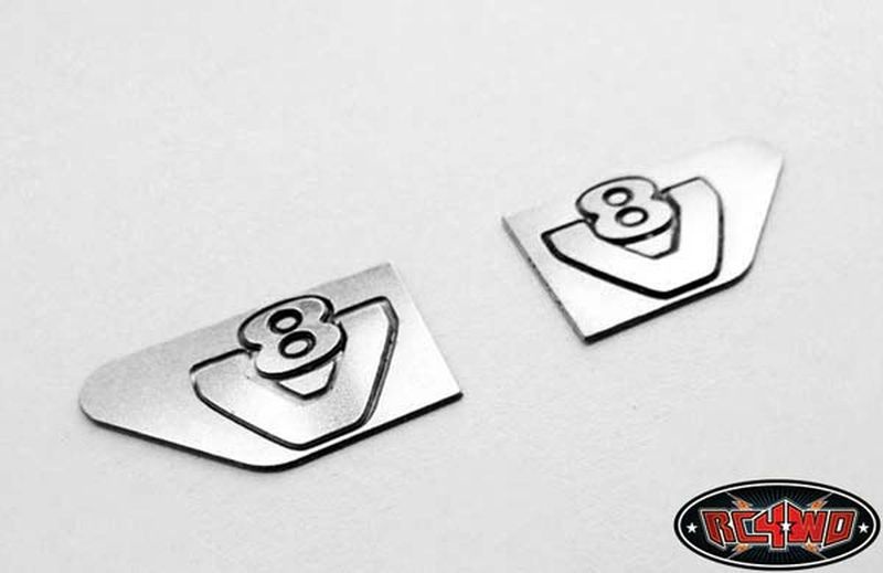 Side Metal v8 Logo for Tamiya 1/14 Scania