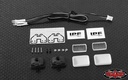 1/10 Square IPF Lights w/LED