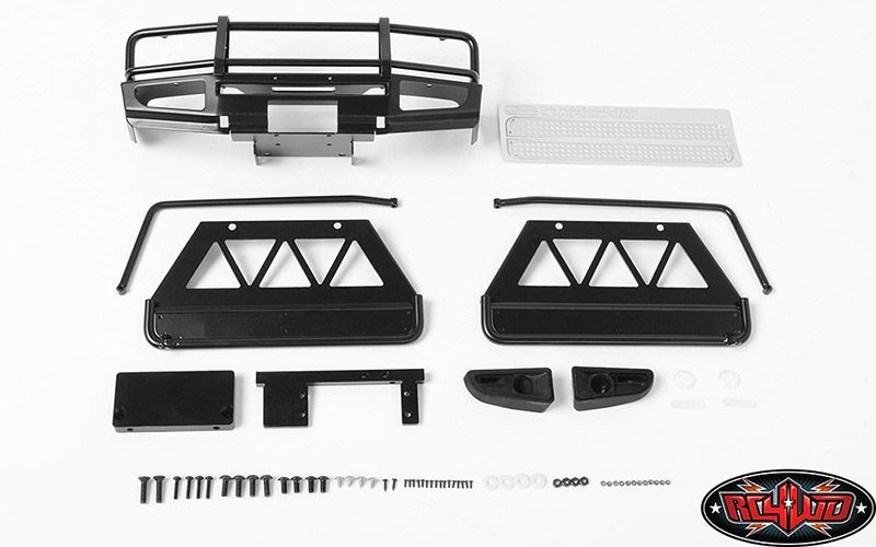 Trifecta Front Bumper, Sliders and Side Bars for Land Cruise