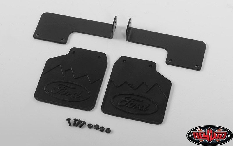 Rear Mud Flaps for Traxxas TRX-4 '79 Bronco Ranger XLT