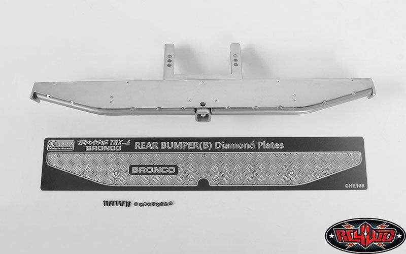KS Bumper hinten für Traxxas Bronco (Silber)