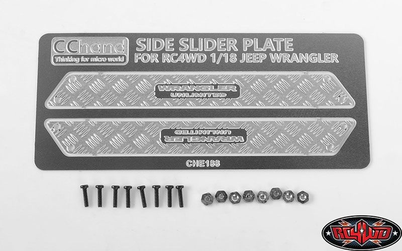Metal Side Diamond Plates for 1/18 Gelande II RTR