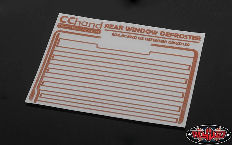 Rear Window Defroster Decal for Gelande II (D90/D110)