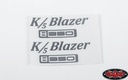 Metal Logo for Axial SCX10 II 1969 Chevrolet Blazer