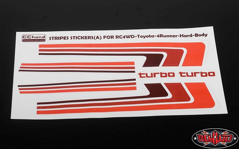 Retro Body Stripes for 1985 Toyota 4Runner Hard Body