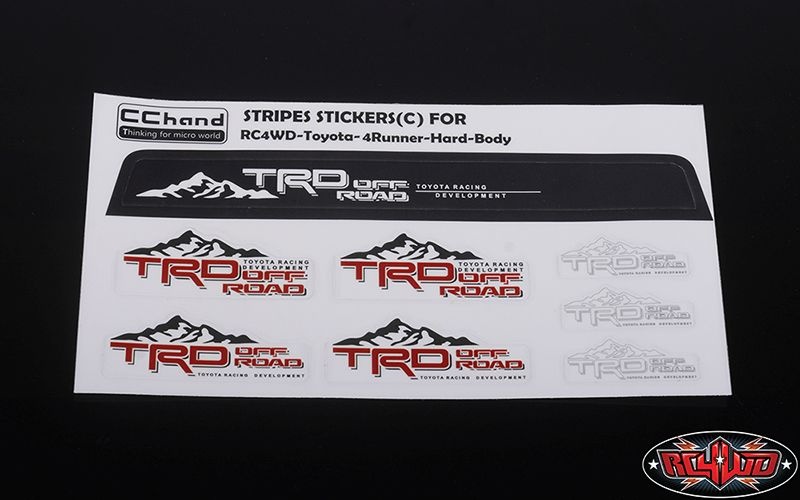 Front Windshield Decals for 1985 Toyota 4Runner Hard Body