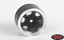 Six-Spoke 1.55 Single Internal Beadlock Felgen Schwarz