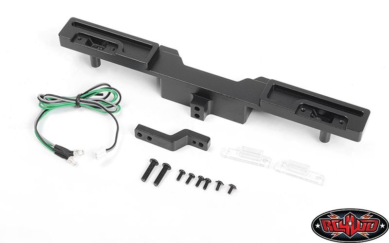 Oxer Stahl Bumper hinten mit Kupplung, Bremslinsen mit LEDs