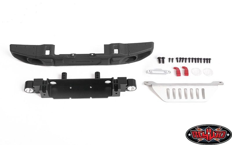 OEM Wide Front Winch Bumper W/ Steering Guard