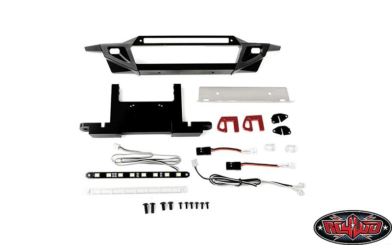 Rook Metal Front Bumper with LED for Traxxas TRX-4 2021 Bron