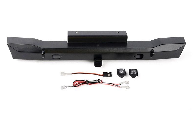 Eon Metal Rear Hitch Bumper w/LED for Axial SCX6