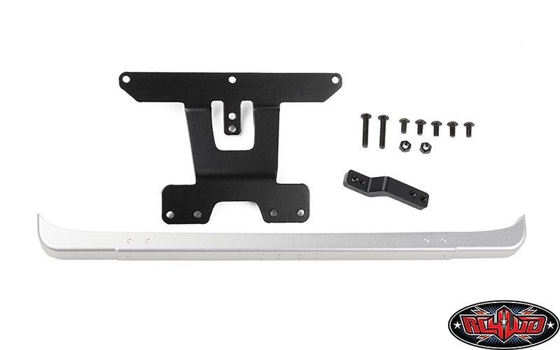 Classic Bumper hinten silber mit Anhängerkupplung
