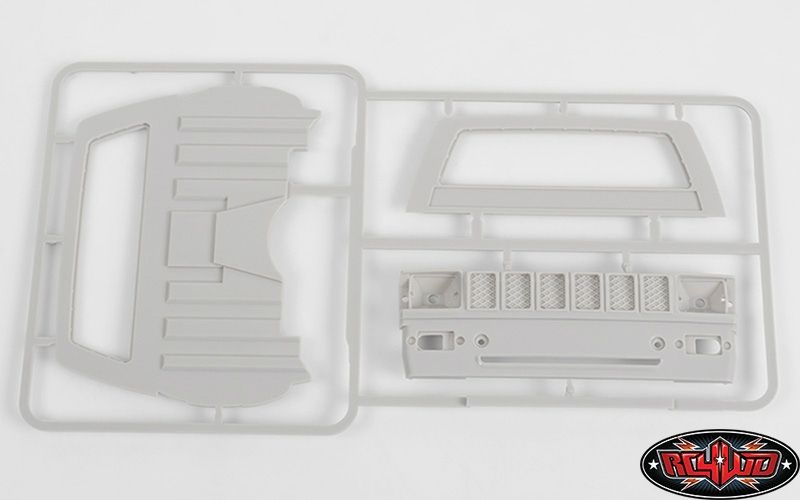 Mojave II Cab Back Panels and Grill Parts Tree (Gray)