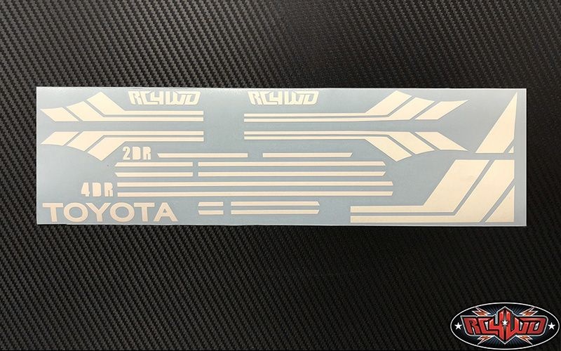Clean Stripes for Mojave II 2/4 Door Decal Sheet White