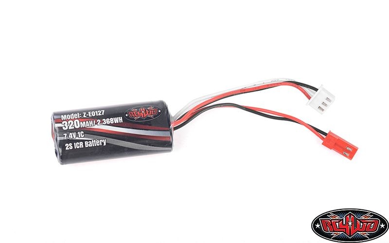 7.4V 320mAh Lithium Ion Battery W/ Balance Plug