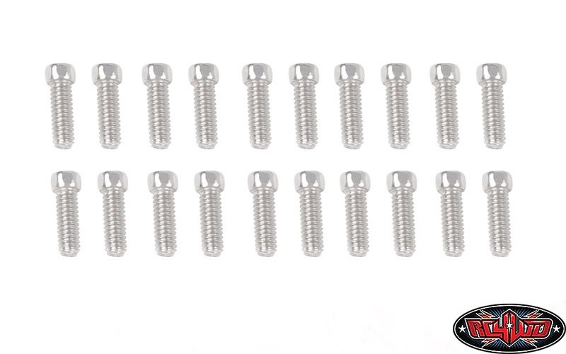 Sechskantschrauben M2x6mm silber
