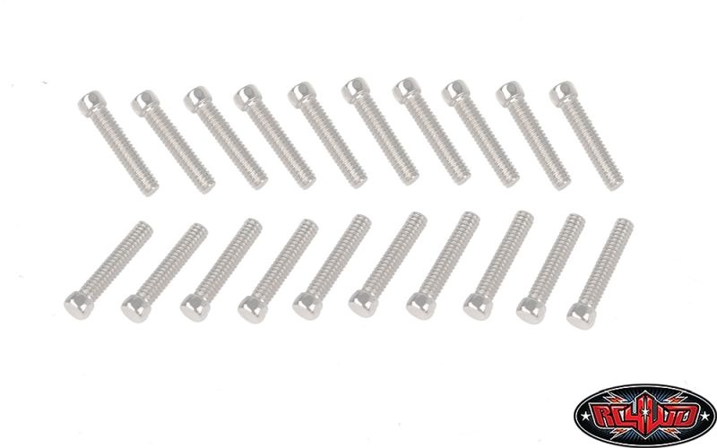 Sechskantschrauben M2x10mm silber