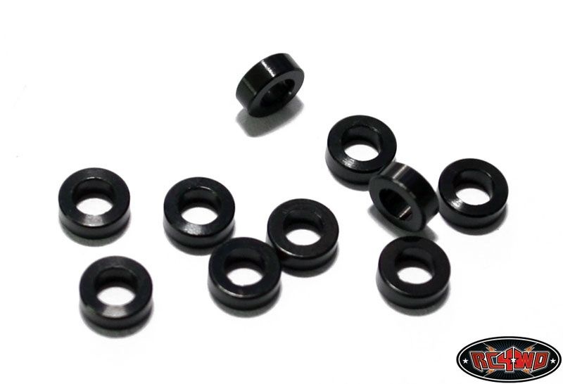 2mm Black Spacer with M3 Hole (10)