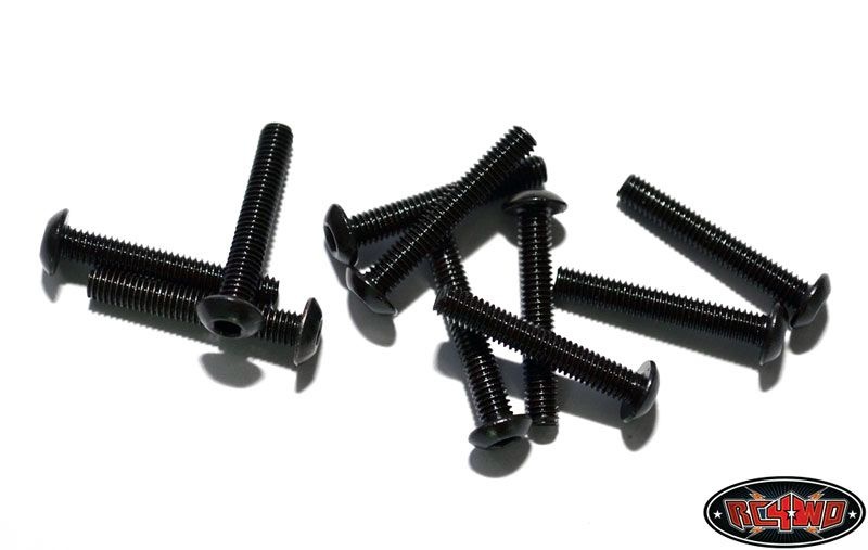 Steel Button Head Cap Screws M3 x 18mm (10)