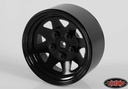 5 Lug Wagon 1.9 Steel Stamped Beadlock Wheels (Black) (4)