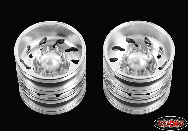 Force Directional Semi Rear Wheels w/Spiked Caps