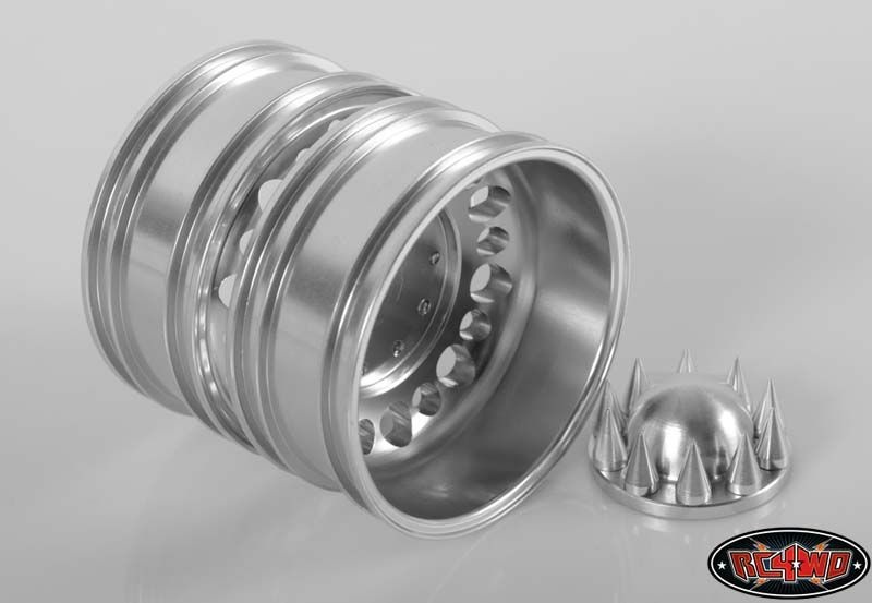 Choas Semi Truck Rear Wheels w/Spiked Caps