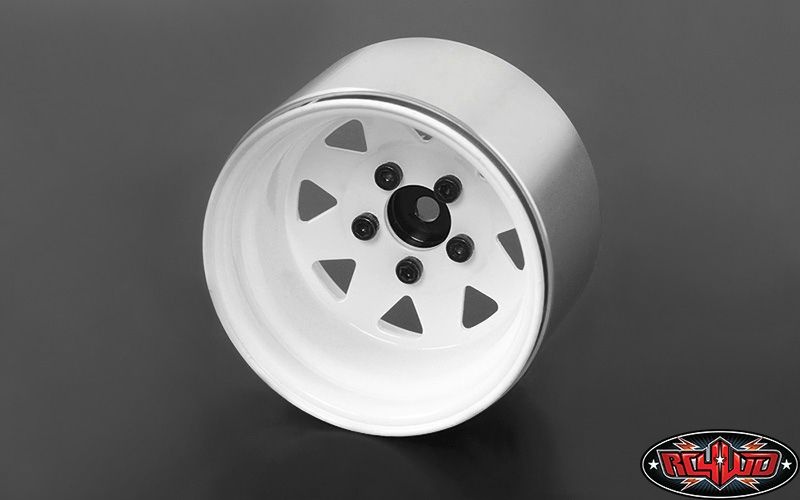5 Lug Deep Dish Wagon 1.9 Steel Beadlock Felgen Weiß