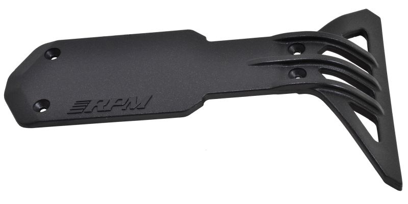 Bumper + Skidplatte hinten breit schwarz