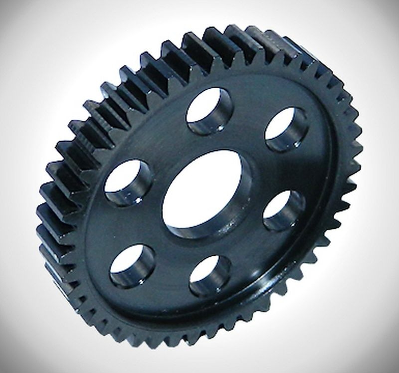 Hard Black 45t Steel Spur (Speed) 32p