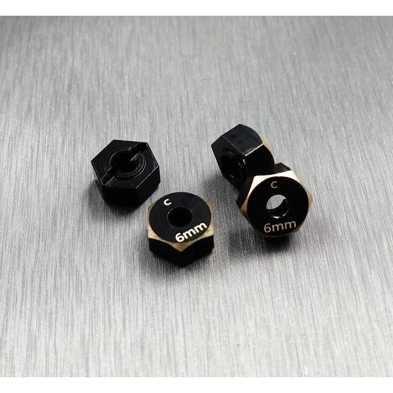 Messing Hex adapter (8mm)