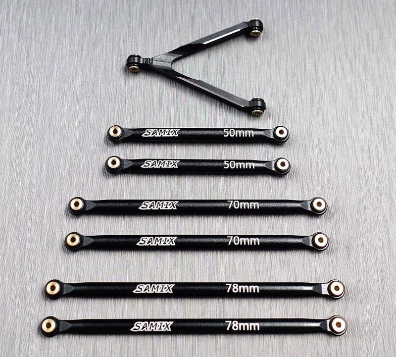 SCX24 153.7mm alum. link kit set 7pcs