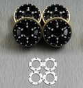 Beadlock Felgen-Set Alu & Messing / einstellbares Offset (4)
