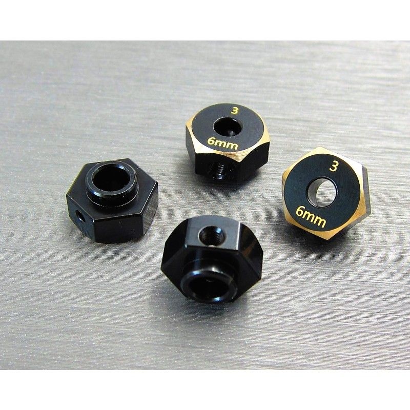 Messing Hex Adapter 6mm