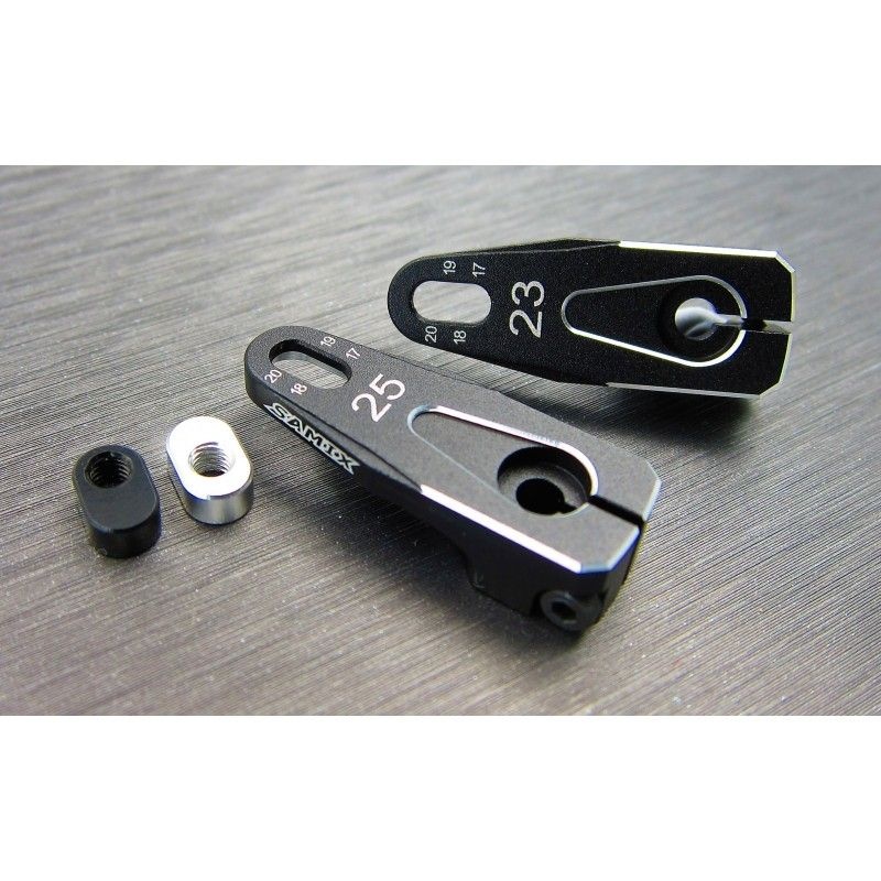 Aluminium Servo Horn  23T einstellbar schwarz