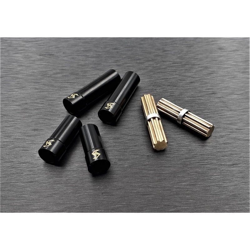 Messing Driveshaft Set innen und außen gold