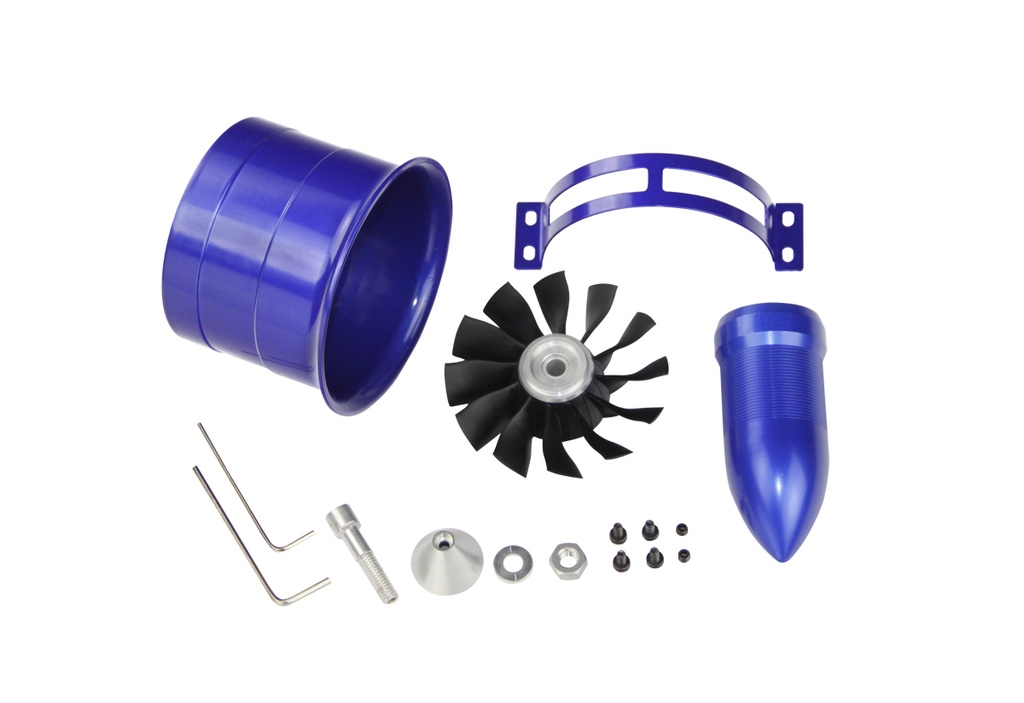 70mm Metall EDF Set (Standard) blau