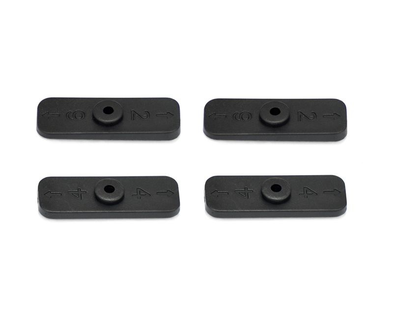 SLVR Wing mount plates (2+2) SRX8