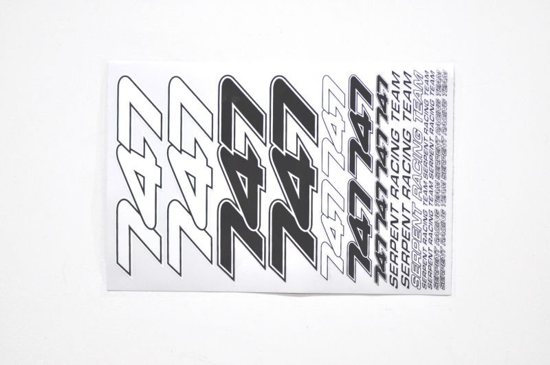 SLVR Serpent Dekorbogen 747 schwarz/weiß (2)