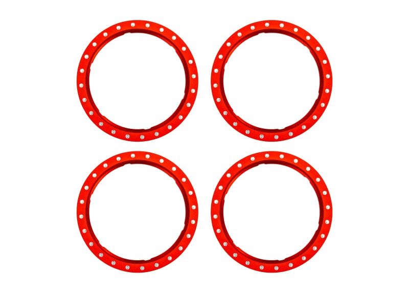 Pro Scale Beadlock Ringe Aluminium rot (4)